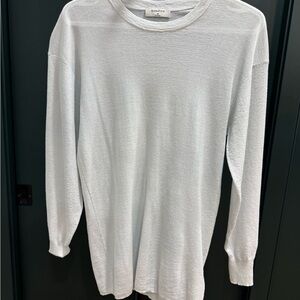 Babaton Soft White Knit Sweater